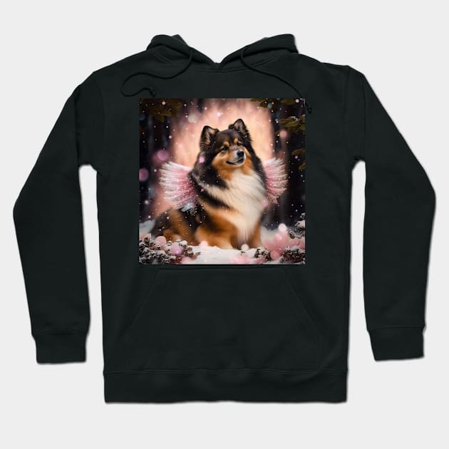 Angel Finnish Lapphund Hoodie by Enchanted Reverie